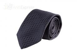 Черный галстук из шелка